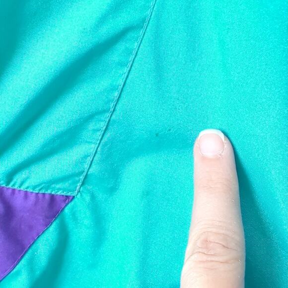 VTG 90s The North Face Extreme Anorak Long Cinch Jacket Blue Hooded Men's XL - Picture 9 of 15